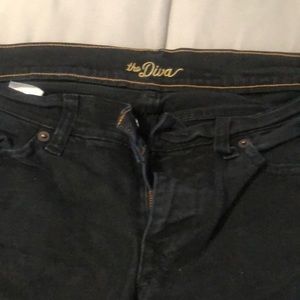 Old Navy the diva black jeans Size 4 regular